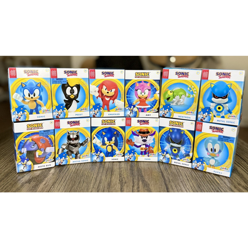 Sonic The Hedgehog 2.5-in Action Figure Rare Collectible Jakks New Set of 12